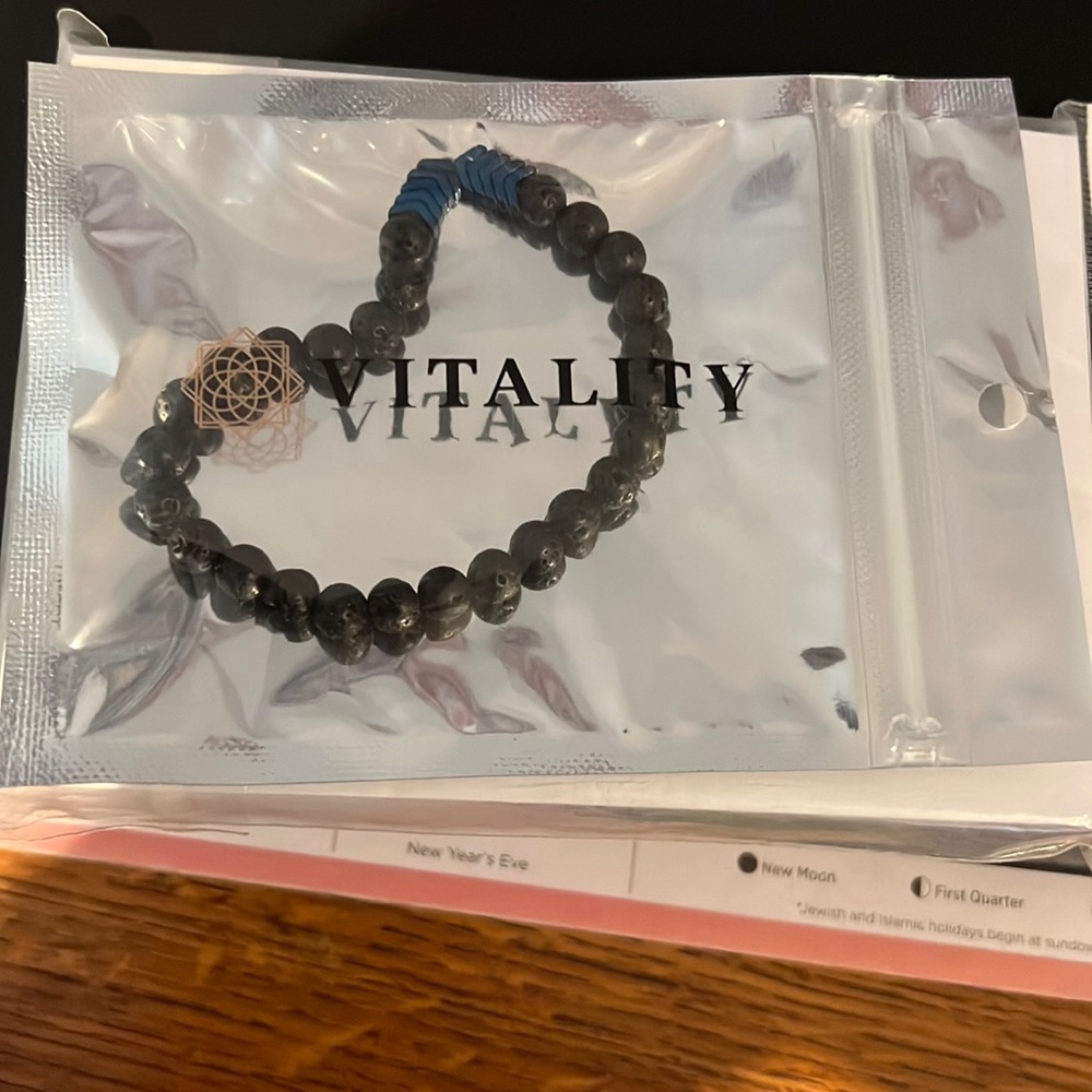Black stone Vitality Bracelet NWT in sealed package